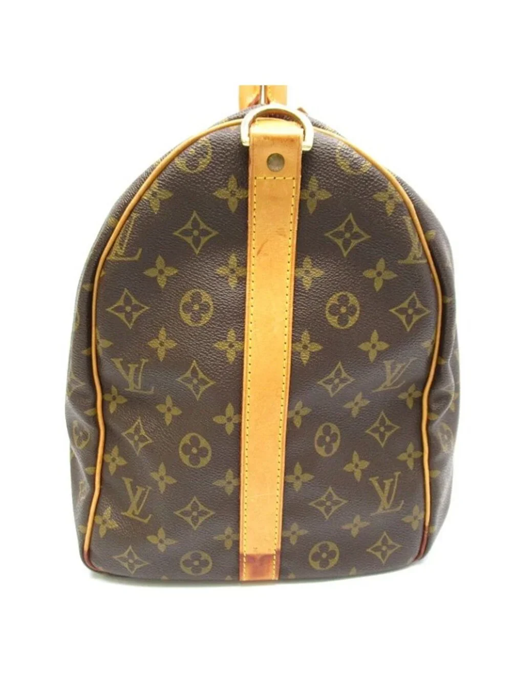 Louis Vuitton Keepall Bandouliere 50 Monogram Boston Bag Brown